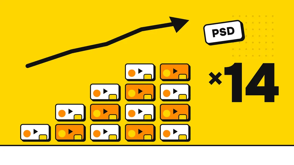 Growth package: 14 thumbnails and PSD source files